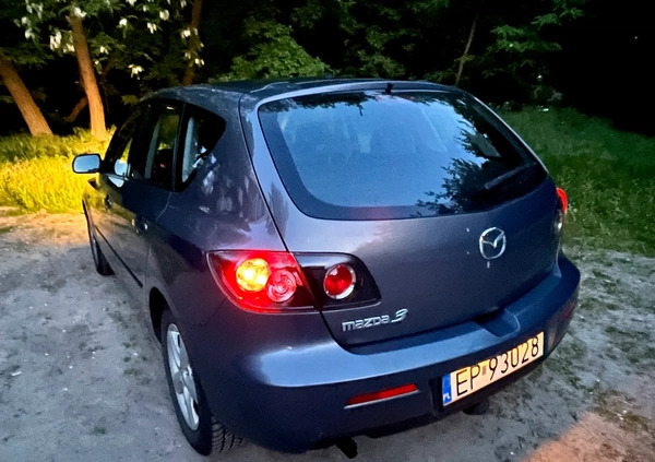 Mazda 3 cena 10500 przebieg: 243733, rok produkcji 2007 z Warszawa małe 46